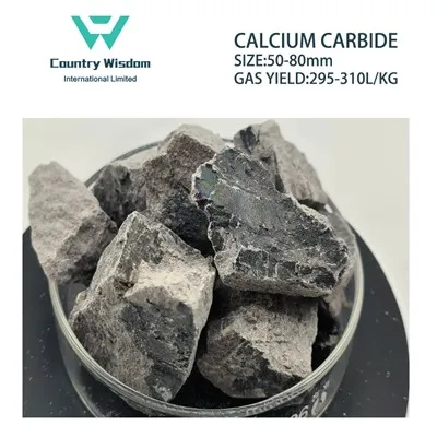 سنگ کاربید کلسیم Cac2 50-80mm 295L/Kg