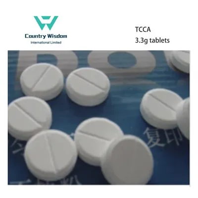 قرص TCCA 3.3g مواد شیمیایی استخر