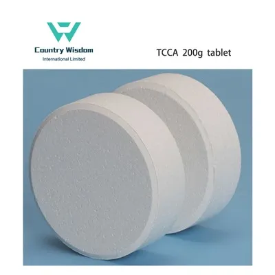 TCCA 90% قرص 200 گرمی ضد عفونی کننده آب استخر